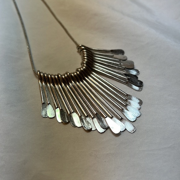 ZAD Jewelry - ZAD Silver Tone Long Necklace w Extension Chain NWT